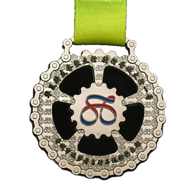 Medal Customization Sports Meeting Competition Honorary Event Corporate Award Gold Silver Bronze Sticker Creative Personalized Metal Medal