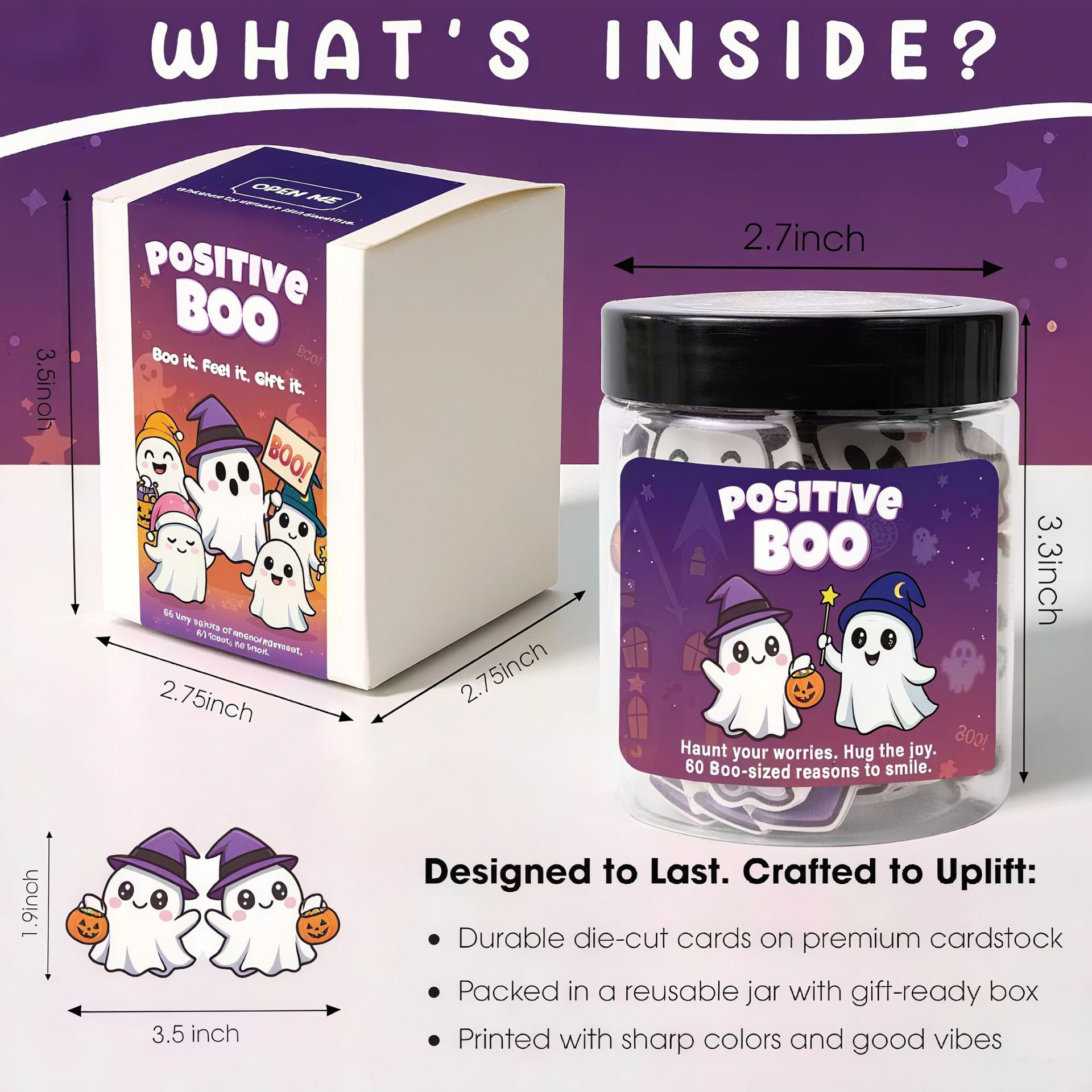 Cross-Border Positive Pickle Emotional Cards Positive Emotional Support Affirmation Cards