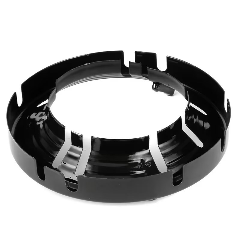 Wholesale black enamel energy-saving cover eight open mouth Poly fire reflection windproof cover Universal gas gas stove windproof ring