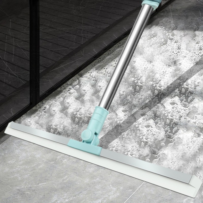 Magic Broom Sweeping Silicone Floor Scraper Floor Cleaning Broom Bathroom Toilet Hair Sweeper Household Wiper