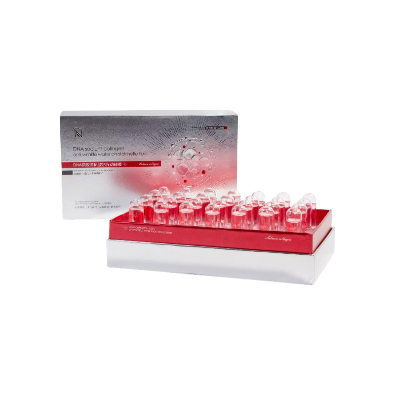 Home Anti-Wrinkle Skin Care Kit for Women, Salmon Water Light Kinetic Energy Liquid, Facial Moisturizing Anti-Wrinkle Firming Essence