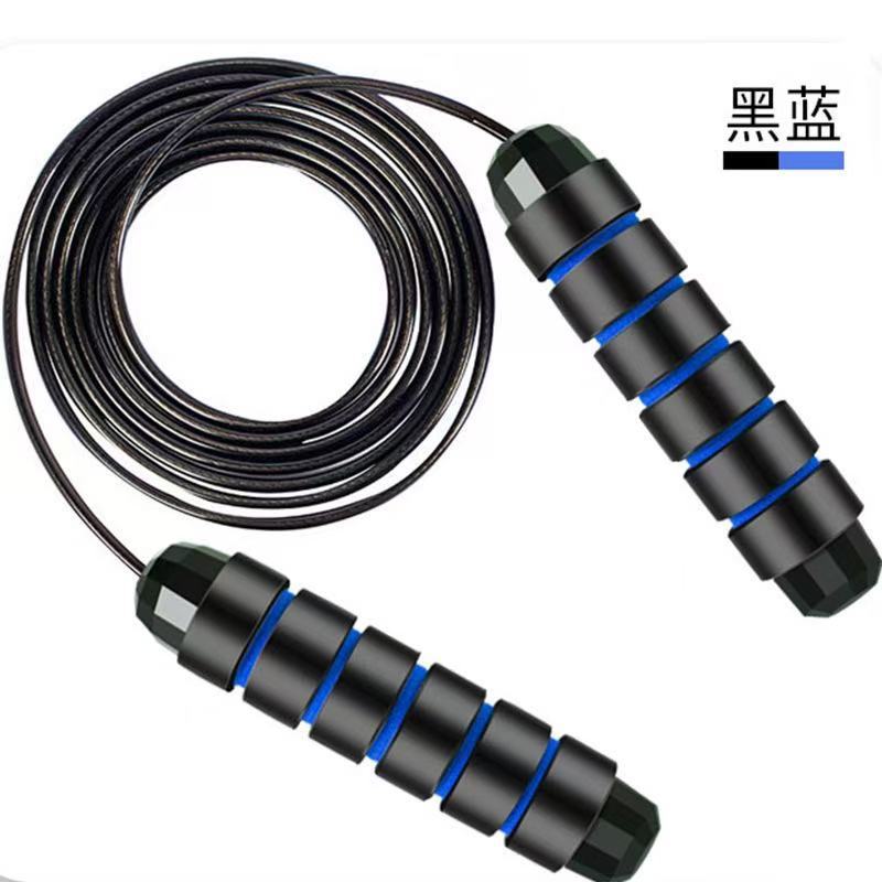 Anti-Fall Weight-Bearing Steel Wire Skipping Rope Fitness Exercise Student Competition Bearing Skipping Rope Sporting Goods Factory Wholesale