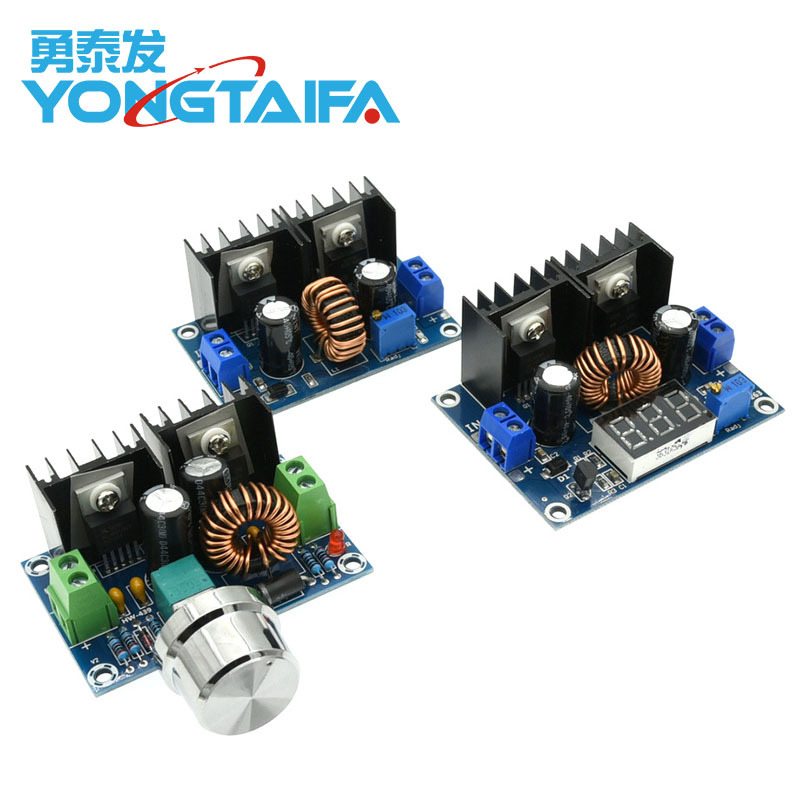 Dc-Dc понижающий модуль Xl4016E1, высокая мощность/8A с регулятором напряжения/с дисплеем/плата для регулировки DC напряжения