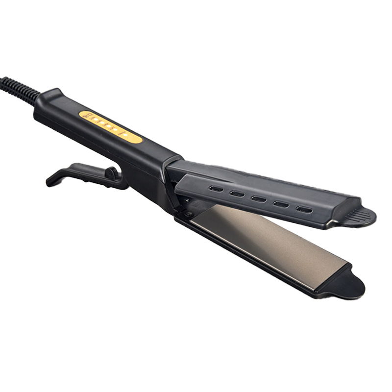 Straight hair splint cross-border curling straight dual-purpose professional hair straightener curling iron simple anti-scalding large panel constant temperature straight clip