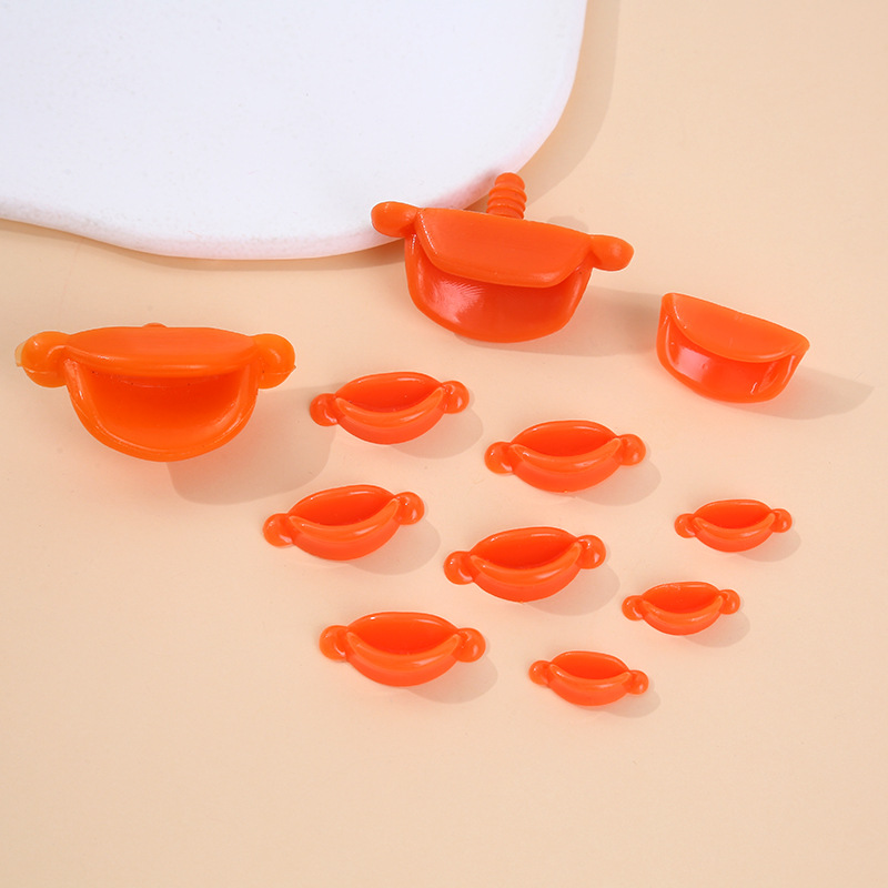 Креативные японские и корейские мультяшные аксессуары, желтая утка, красные губы, большой рот, аксессуары, DIY, заколка для волос, аксессуары для сумок