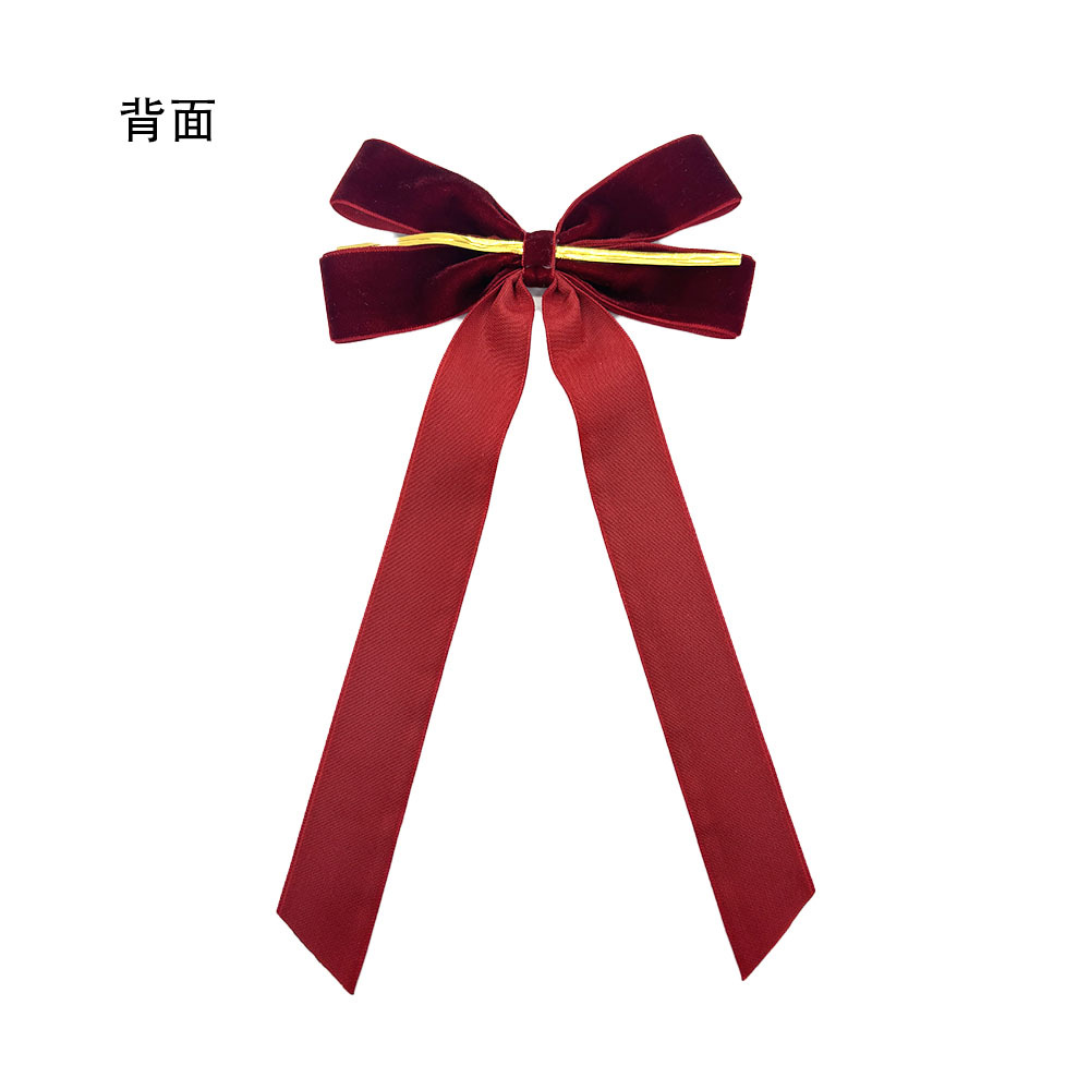 Cross-Border Small Red Velvet Bow Christmas Tree Home Etiquette Room Birthday Party Door Wedding Decoration