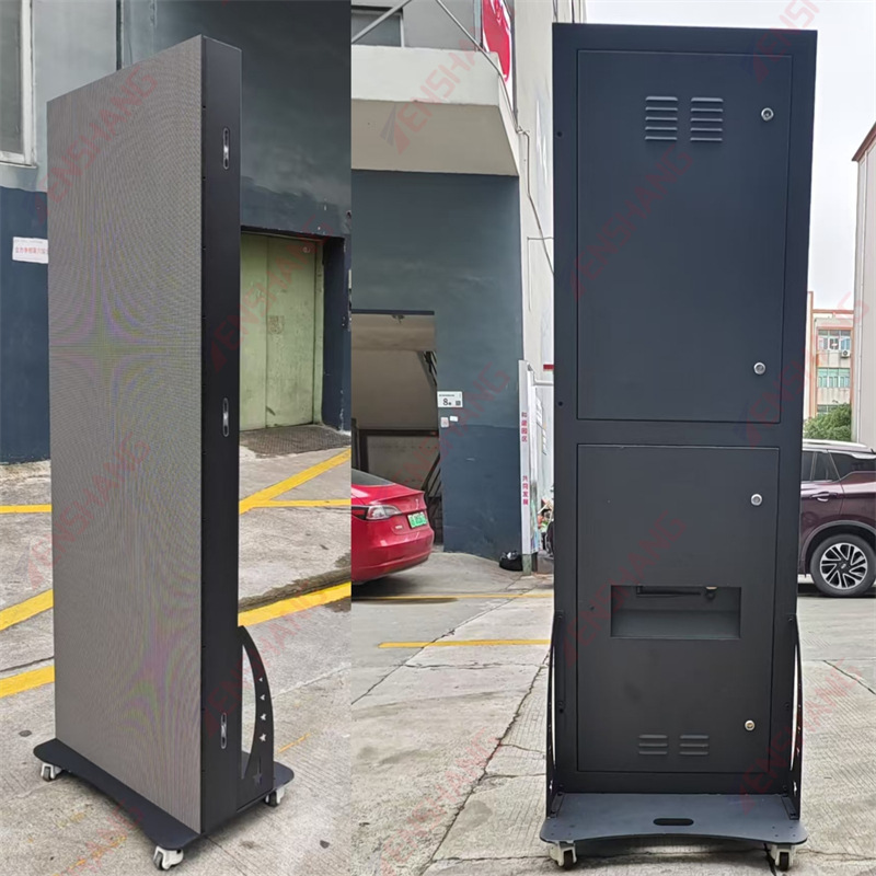 Factory Customized Waterproof Led Advertising Screen Gob Module Foldableing Splicing Screen P1.53-P3 Outdoor Mobile Publicity Screen