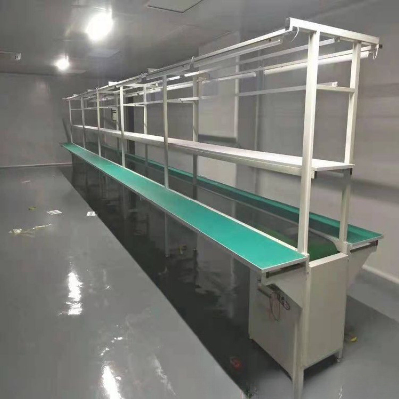 Spot Assembly Line Workbench Automated Production Line Belt Conveyor Anti-Static Workshop Workbench Assembly Line