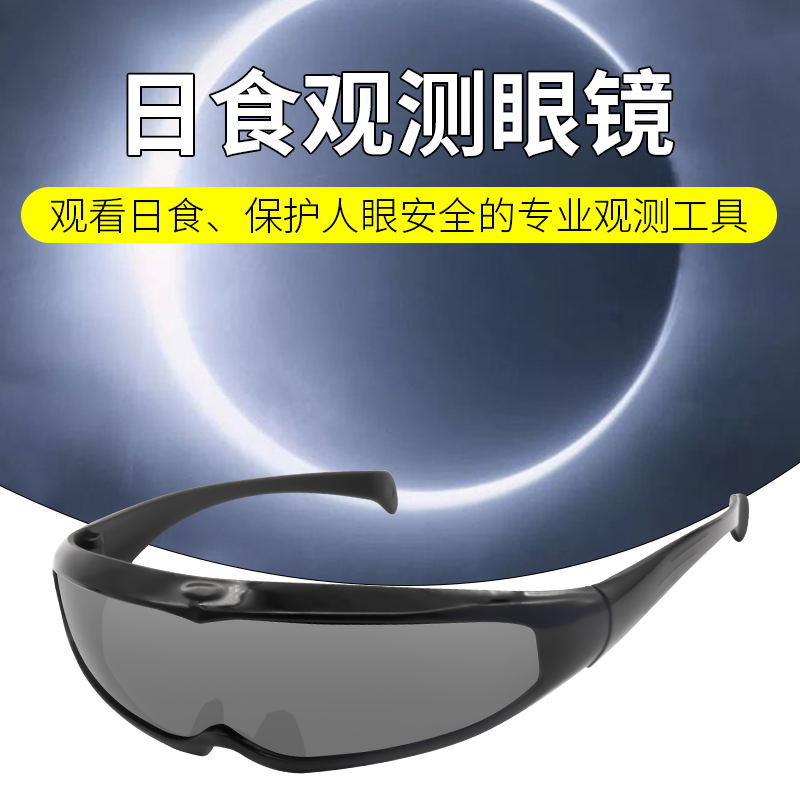 Cross-border direct sales solar eclipse glasses solar eclipse observation glasses iso12312PC lens solar eclipse goggles