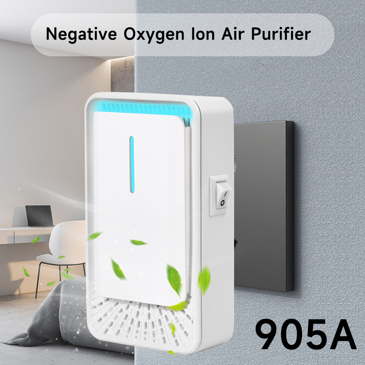 New Air Purifier with Negative Ion Dust Removal and Haze Reduction, Rapid Pm2.5 Removal, Plug-In for Indoor Use, Popular Cross-Border Model