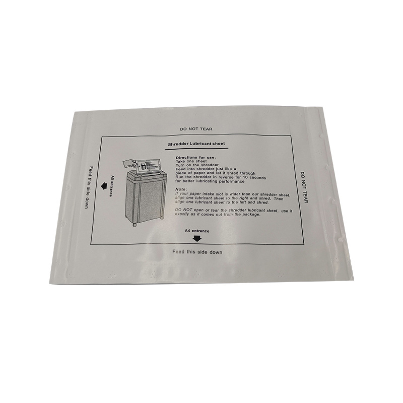 Масло для смазки для уничтожителей, горячая смазка для лезвий, бумажные пакеты для измельченной бумаги