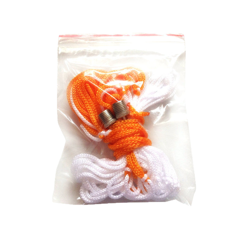 Manufacturer Supplies Ball Inflatable Metal Air Needle Mesh Bag Set Wholesale White and Yellow Plus 2 Inflatable Needles Combination Storage