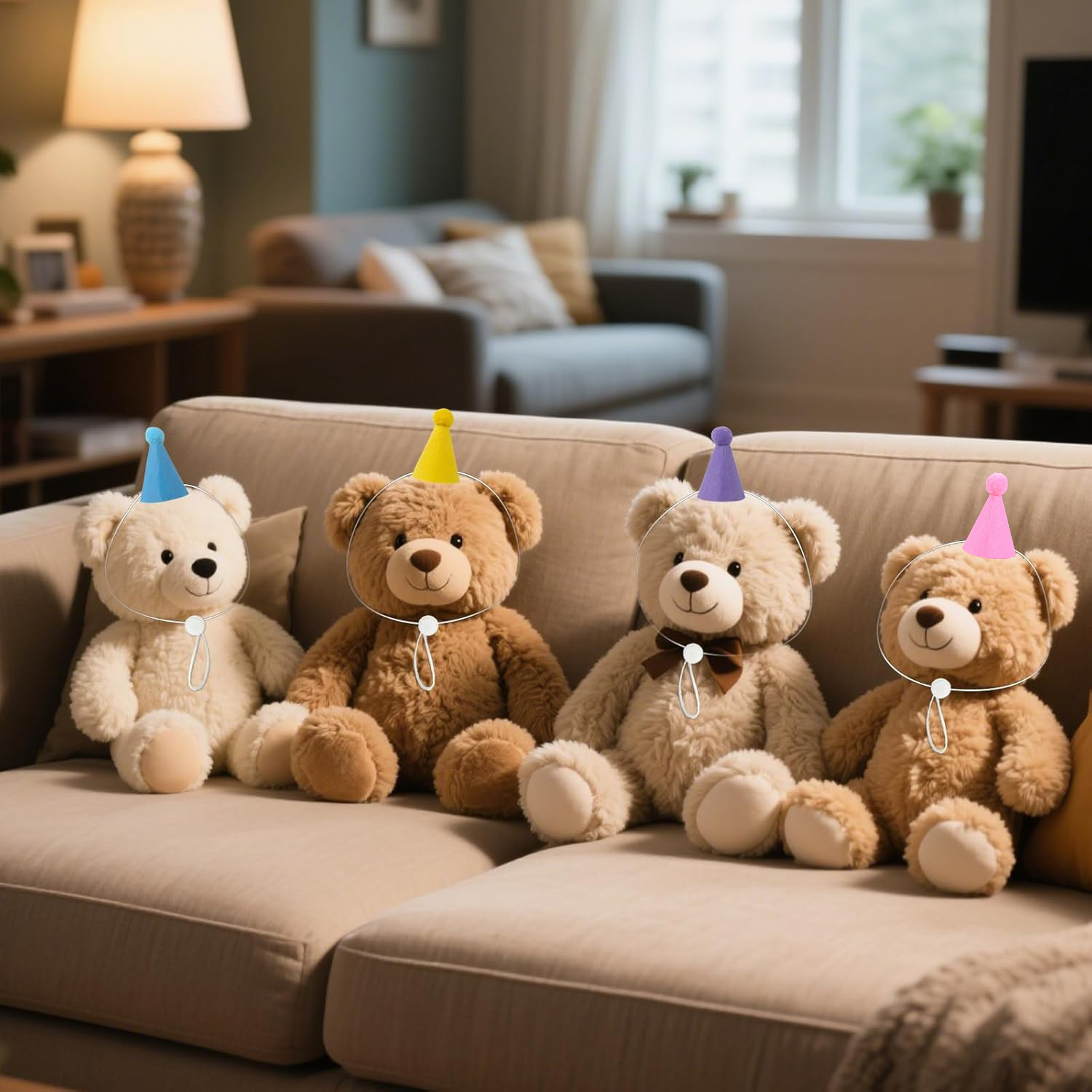 Pet Birthday Hat Mini Creative Cat Dog Pet Hat One-Year-Old Holiday Party Decoration Headdress Crown Hat