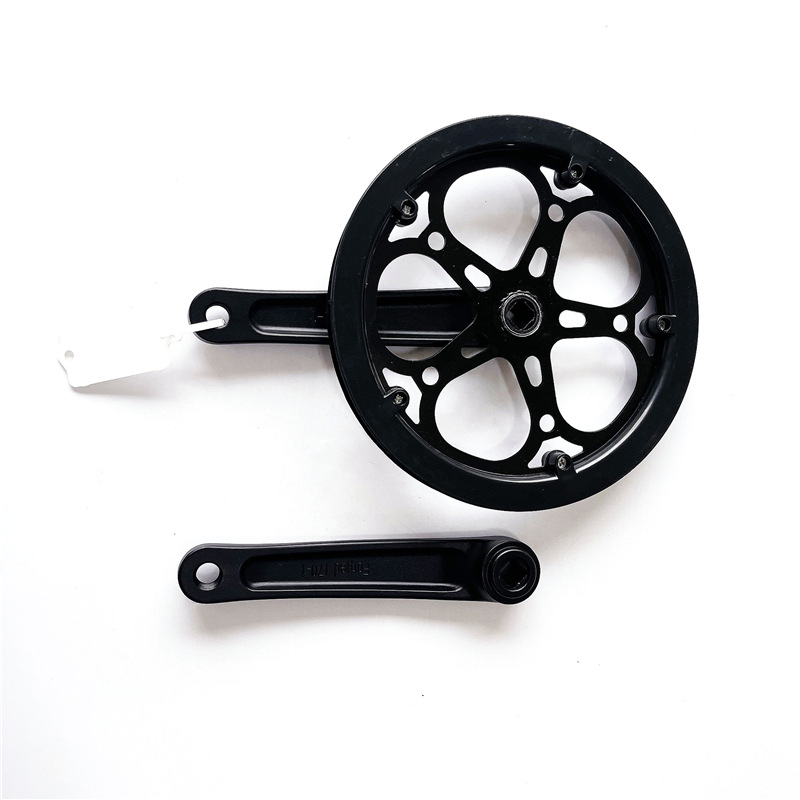 Aluminum alloy toothed disc driving folding Lithium electric bicycle wheel crank 48 teeth 52 teeth/170