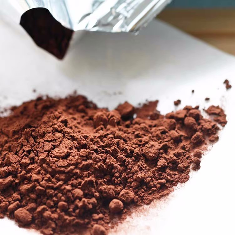 Jialibao High Fat Alkalized Cocoa Powder No Sucrose Hot Chocolate Powder Cake Baking Ingredients in stock