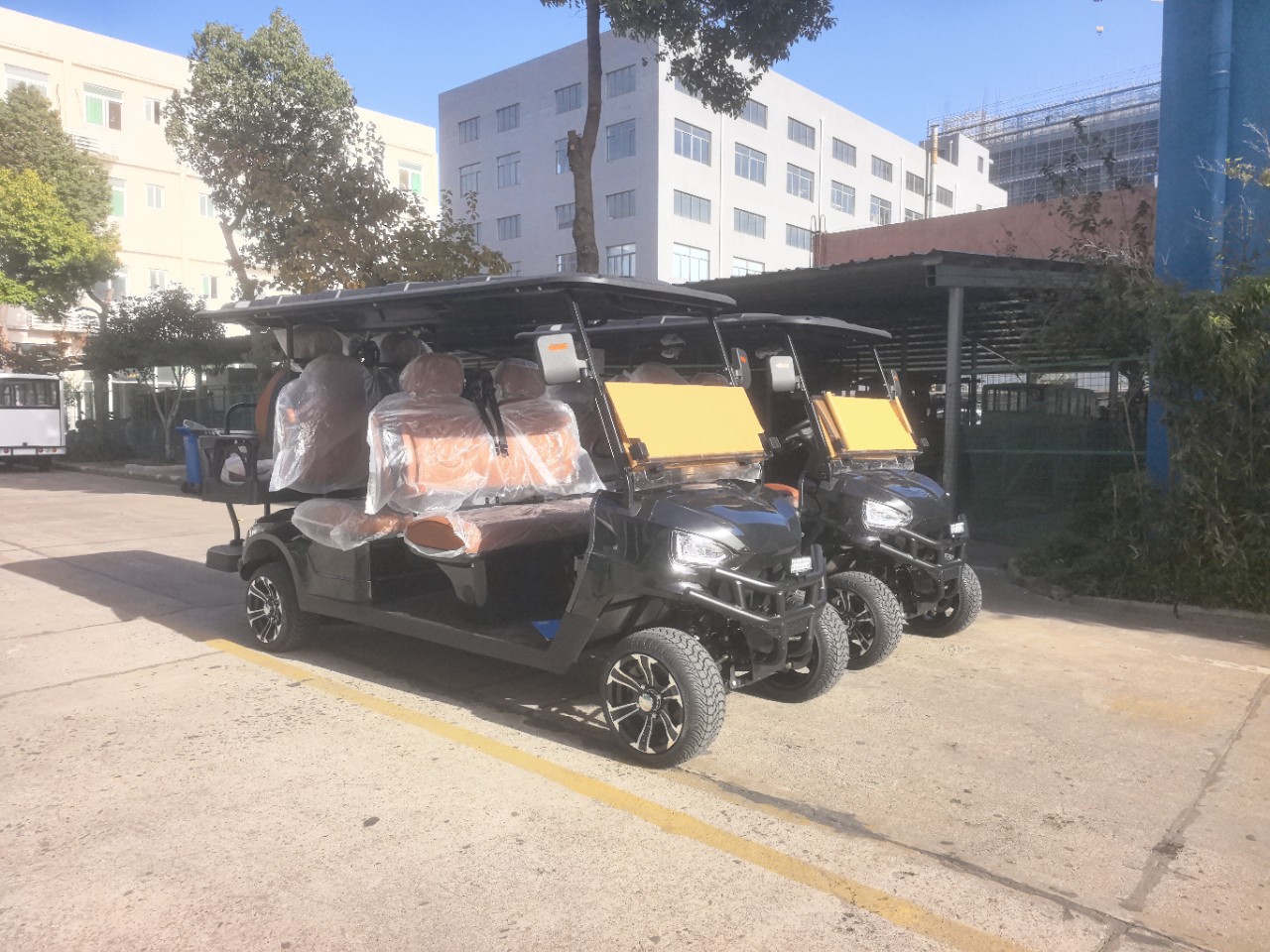 6 Seats 8 Seats Electric Golf Cart Sightseeing Car for Hotel Use Customer Reception Electric Vehicle