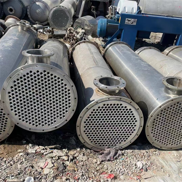 Industrial Stainless Steel Condensation Heat Exchange Equipment Stainless Steel Tube Condensation Second-Hand Titanium Condenser