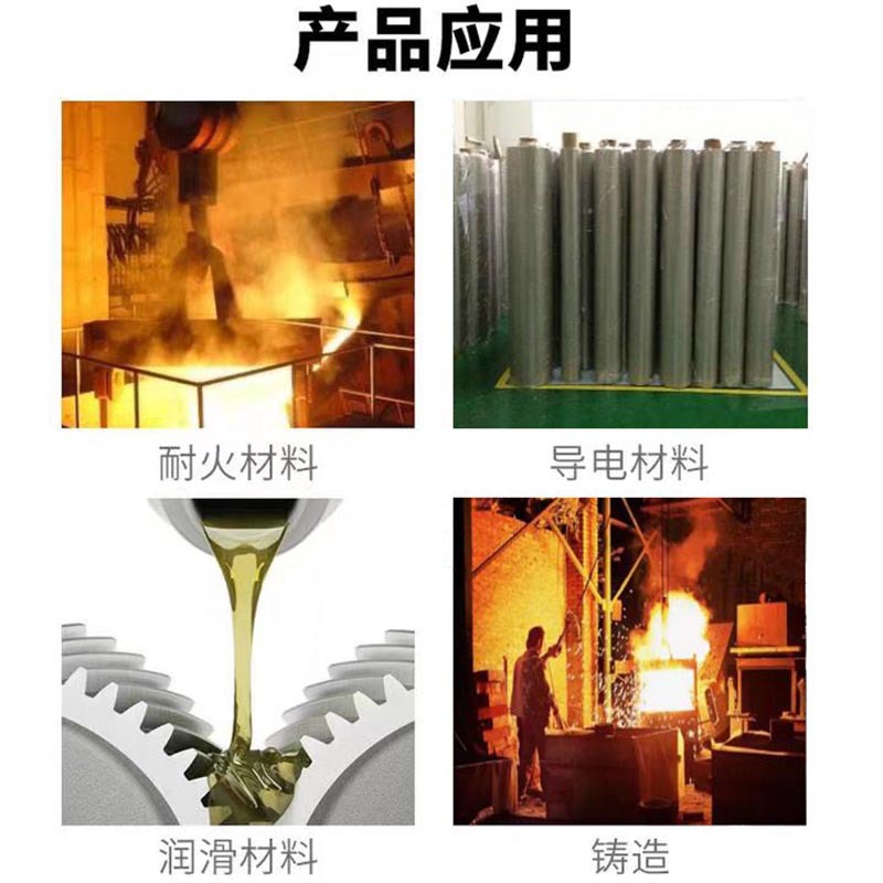 Graphite Manufacturers Supply Conductive Lubricating Flake Graphite Release Soil-Like Graphite 100 Mesh 325 Mesh Natural Graphite Powder