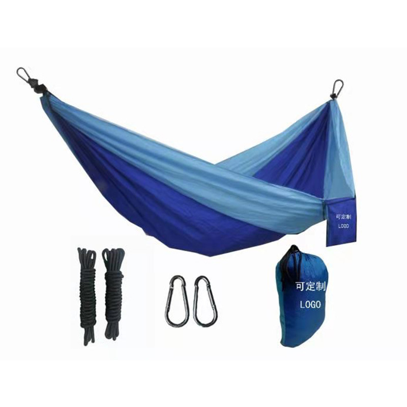 Hammock 210T Nylon commonly known as parachute cloth single double swing camping Amazon cross-border e-commerce