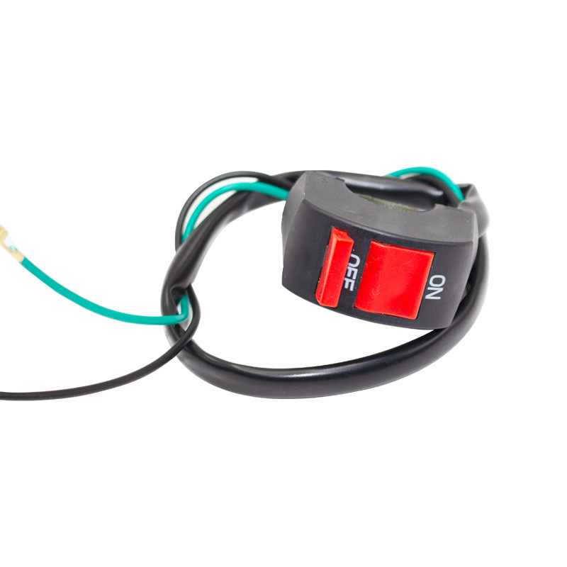 Battery motorcycle far and near light switching headlight switch electric car spotlight handlebar faucet modified button switch