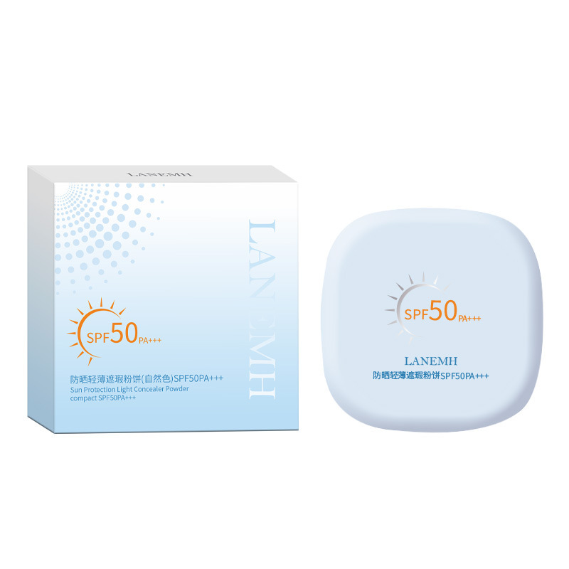 Sunscreen Lightweight Concealer Powder Setting Makeup Touch-Up Oil Control Loose Powder Setting Powder Honey Powder Spf50Pa+++ Sunscreen Powder