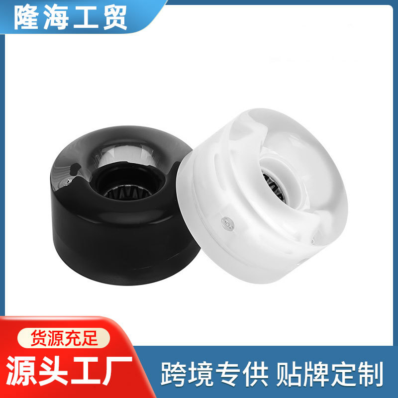 Колеса для роликовых коньков двойного ряда 58*32мм, роликовые коньки для взрослых, PU колеса, инлайн-скейт, светящиеся колеса