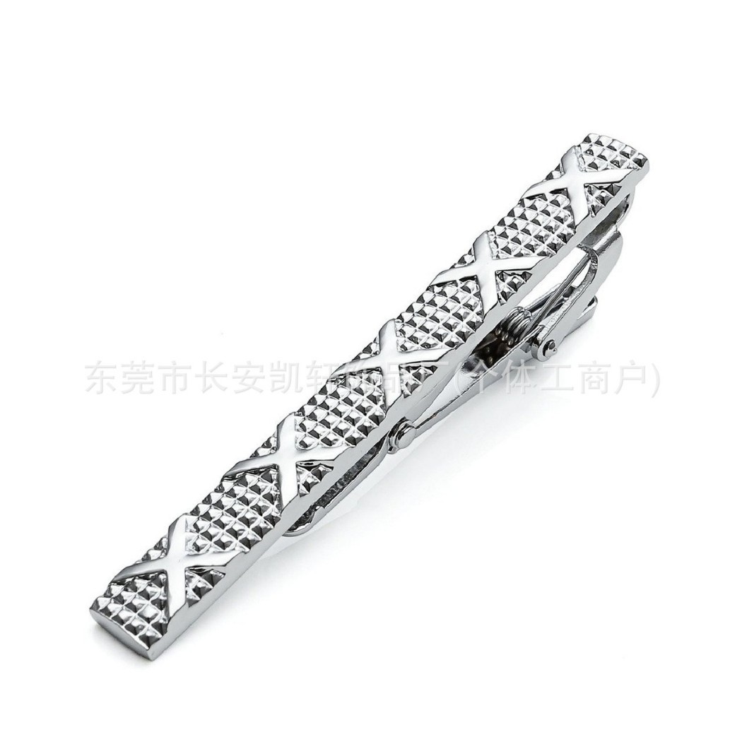 Manufacturer's Ready-Made Wholesale Men's Copper Tie Clip Gift Set Black Gift Box Plus 8 Tie Clips