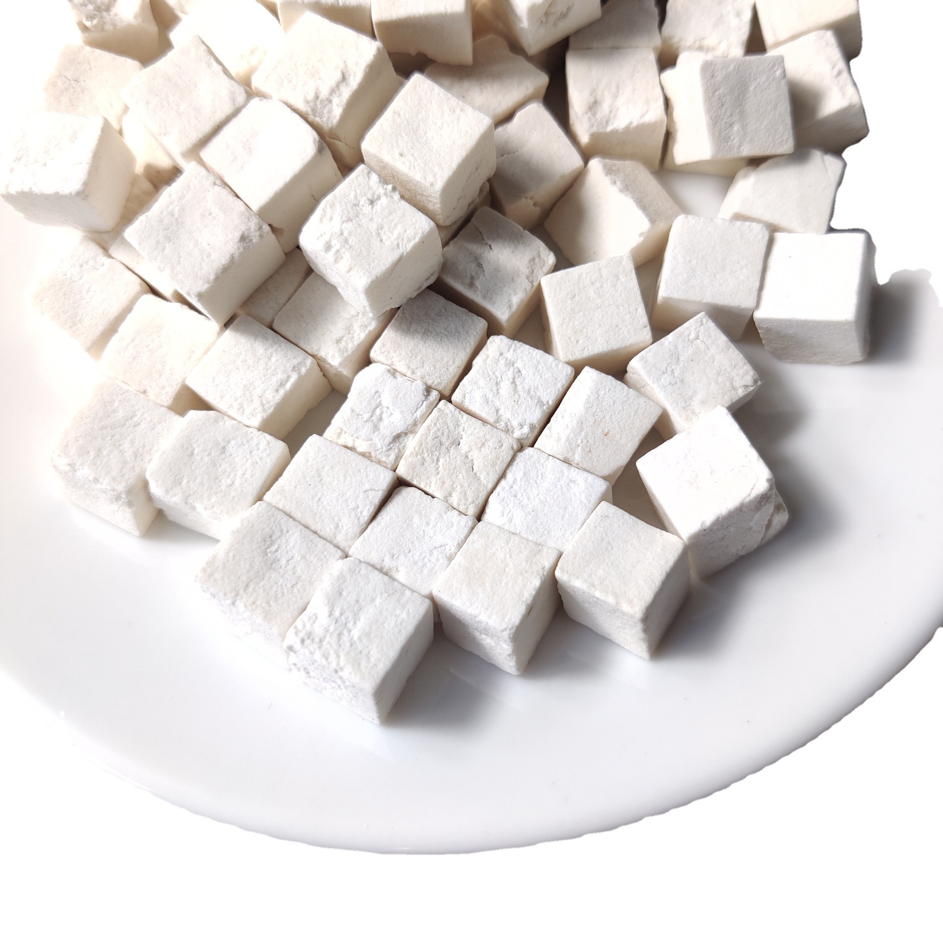 Poria White Poria Cubes in Bulk Chinese Medicinal Materials Wholesale Fuling Ding New Goods Poria Wholesale Origin Straight Hair