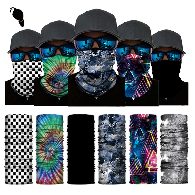 Pattern Series spot Magic Turban outdoor riding sunscreen windproof mask sports sweat-absorbent seamless scarf