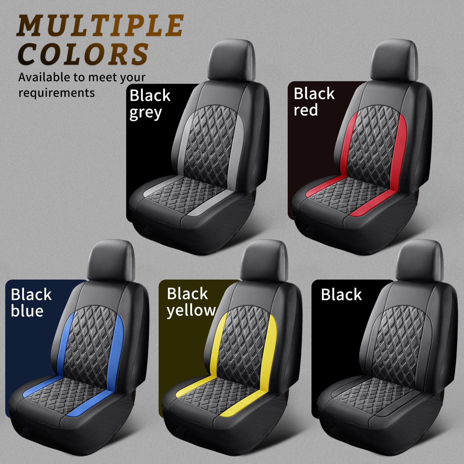 Car Seat Cushion Seatcover Amazon Hot Selling Seat Cushion Customized Packaging Seat Cover Leather Seat Cushion Manufacturer