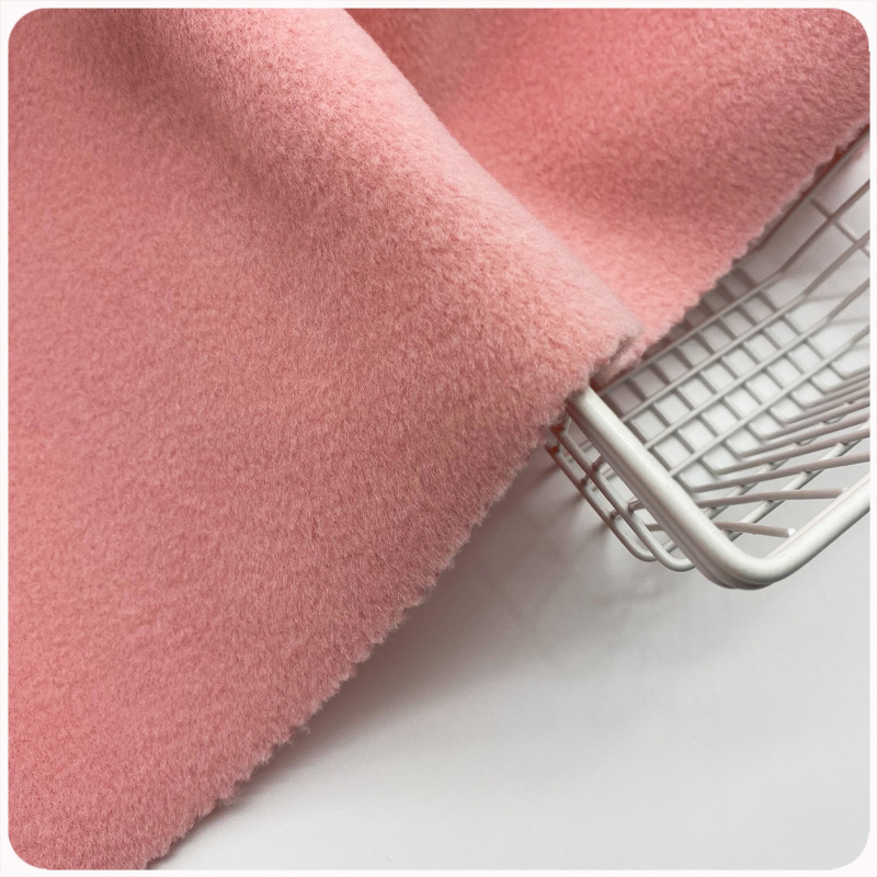 Woolen Woolen Plain Antelope Cashmere Coat Coat Fabric One-sided Shun Wool Imitation Cashmere Autumn and Winter Women's Woolen Fabric
