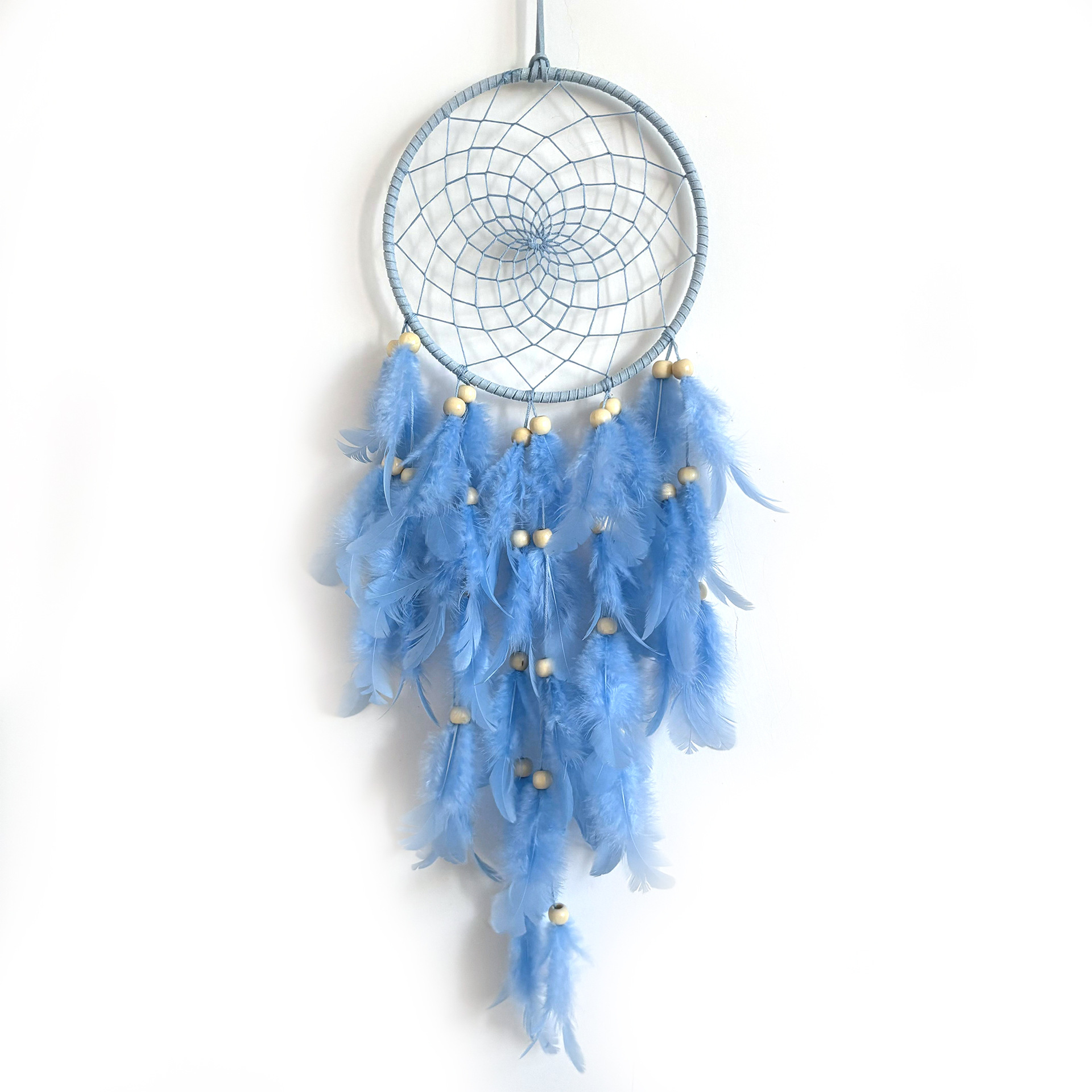 Mori Girl Heart Dream Catcher Net Pendant Creative Room Decorations Wall Hanging Handmade Crafts Pendant