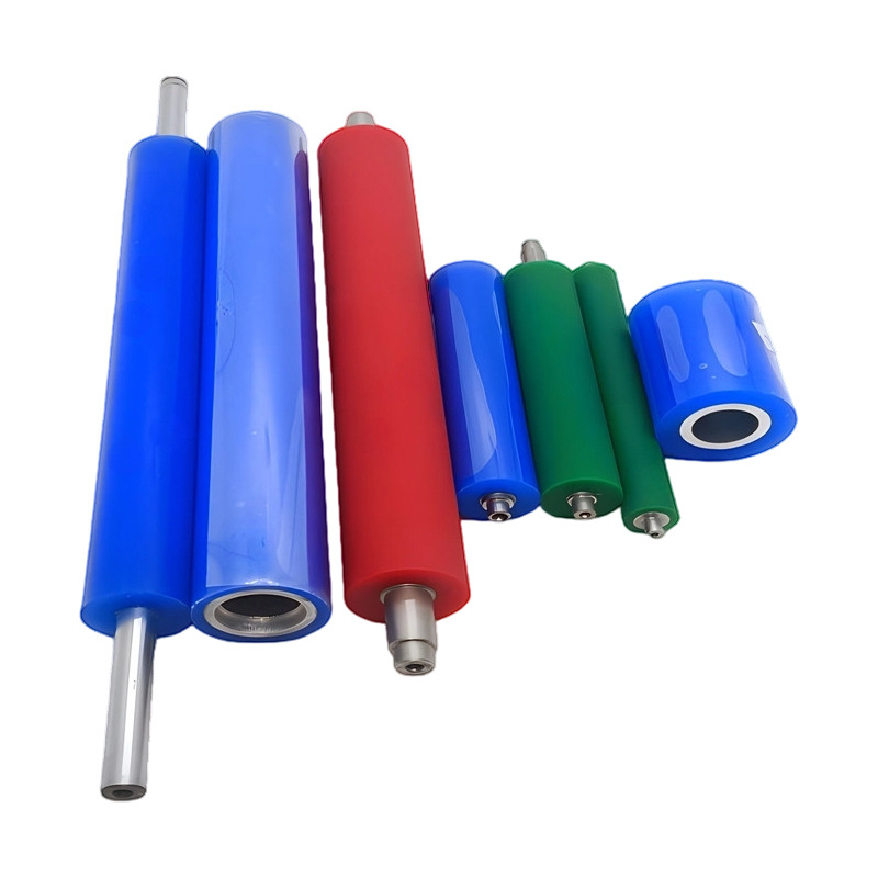 Cross-Border Southeast Asian Coating Roller Ceramic Corrugated Roller Glue Oil Roller Printing Wear-Resistant Corrosion-Resistant Coating Roller Rubber Roller Cylinder