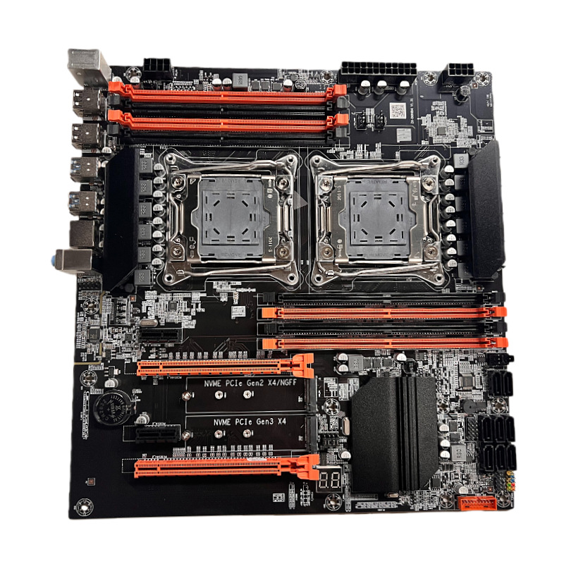 New X99 Dual Motherboard 2011 Pin CPU RECC DDR4 Memory DNF Game Studio Multi-Open