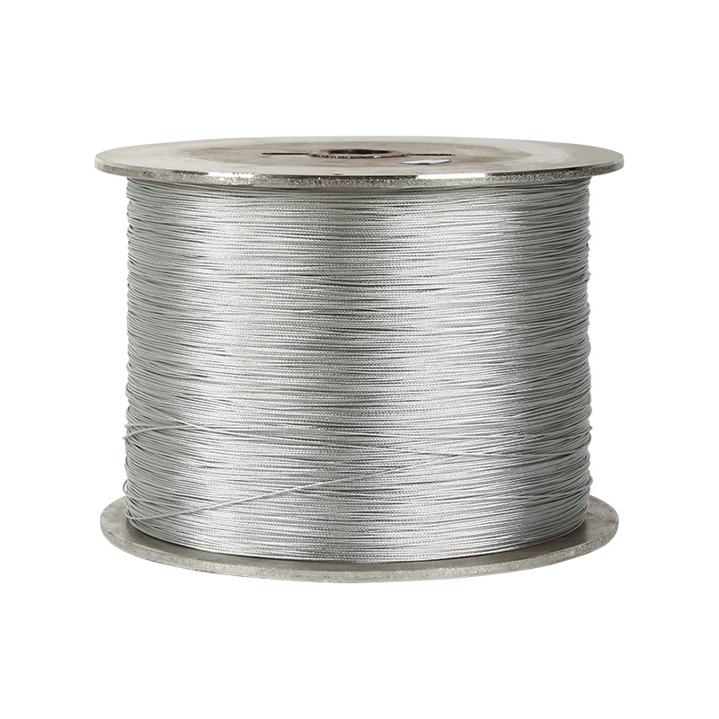 1.2mm Greenhouse Kiwi Special Plastic Coated Galvanized Steel Wire Rope 7*7 Galvanized Steel Wire Rope Processing