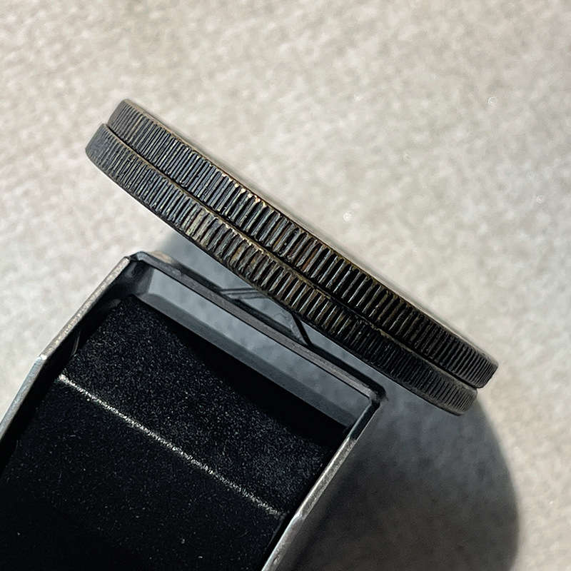 Silver Dollar Brass Sample Coin Hongxian Bingchen Commemorative One Yuan 39.8mm to Play with and Collect Old Copper Brass Patina to Appreciate