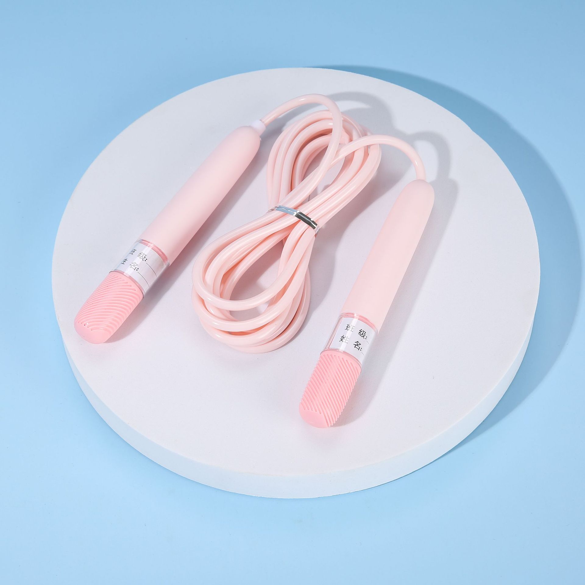 New style rope skipping Macaron can be signed and adjustable for primary and secondary school children's exams without knotting