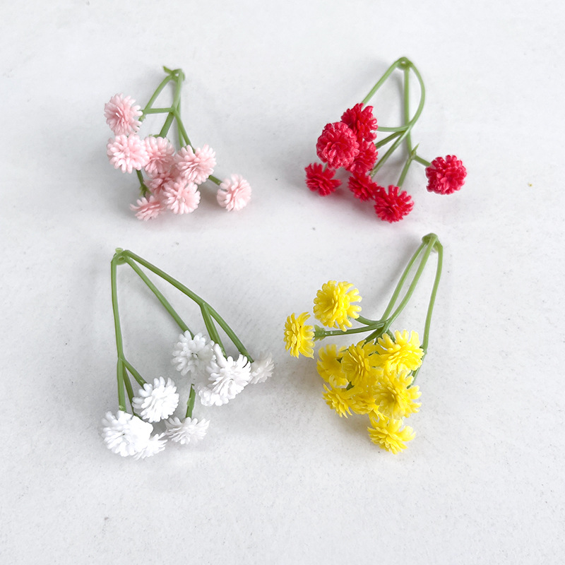 trigeminal imitation flower diy handmade matching clothing hair decoration fake flower floral shooting props