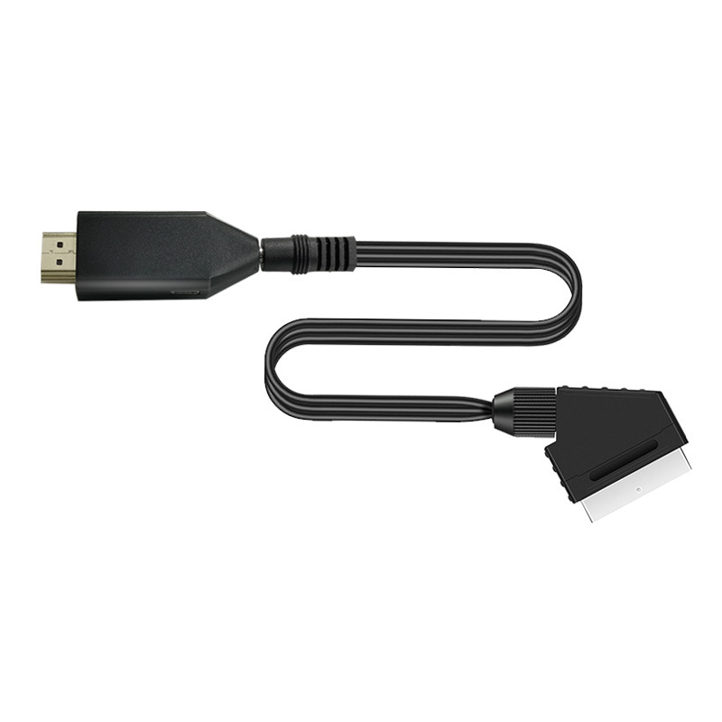 scart auf hdmi game converter HDMI to SCART cable audio converter HD blue light
