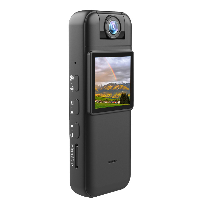 CS11 Backclip Recorder Chest Law Enforcement Wearable Conference Recorder 180 ° WiFi Camera