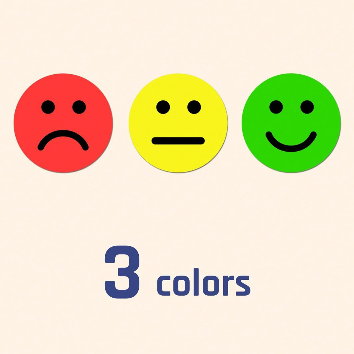 Smiley Face Stickers Happy Cross-Border Emotional Expression/Sad Smiley Face Stickers Kidsren's Reward Stickers Collection Stickers