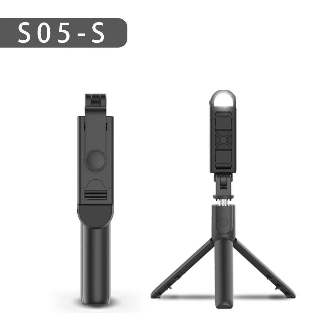 Bluetooth selfie stick handheld landing integrated lengthened 1 meter light fill light selfie stick horizontal shoot vertical shoot Universal photo