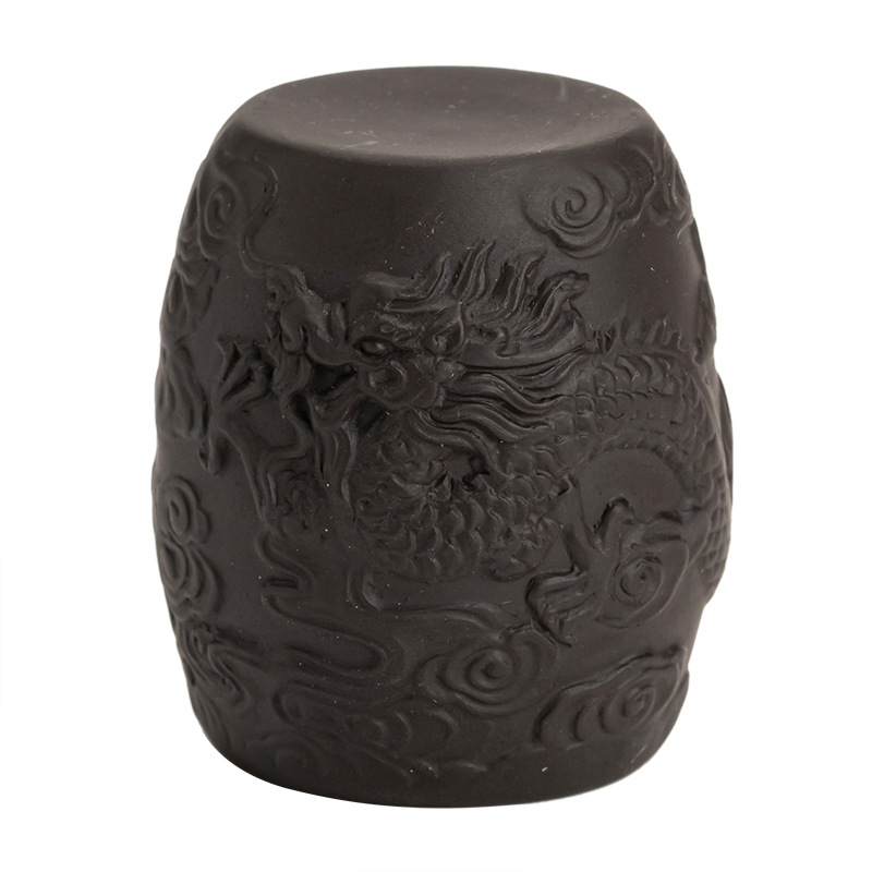 Purple Sand Xianglong Cover Creative Raw Ore Purple Mud Cover Bowl Lid Teapot Tea Cover Shelf Tea Ceremony Accessories Cover Holder