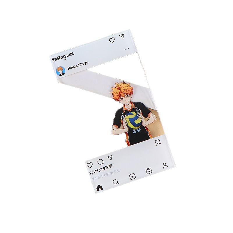 Acrylic through card customization diy small card film cartoon comic exhibition card peripheral secondary through card customization