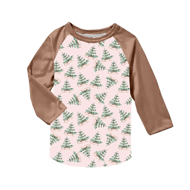 Бутковая одежда для детей, печатная, милая, креативная, индивидуальные осенние длинные рукава