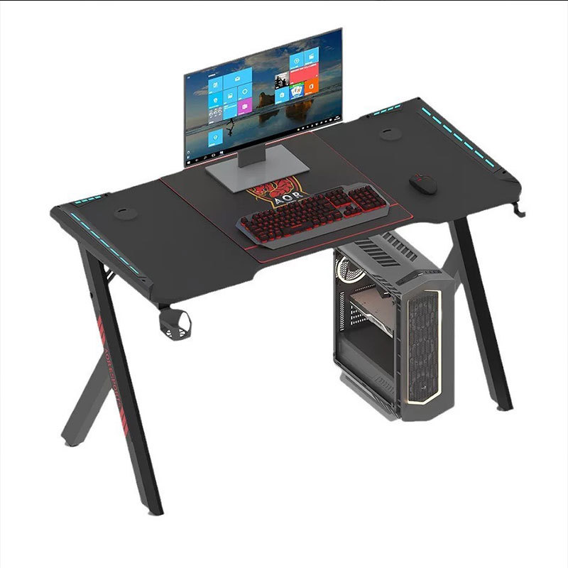 Desktop Modern Simple Carbon Fiber Gaming Table Junior High School Student Double Study Table Room Rental Bedroom Desk