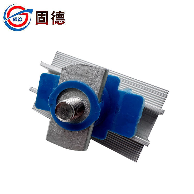 Customized Hot-Dip Galvanized Solar Panel Medium Voltage Block Photovoltaic Accessories Medium Voltage Edge Pressure Combination Zinc-Aluminum-Magnesium Photovoltaic Medium Voltage Block