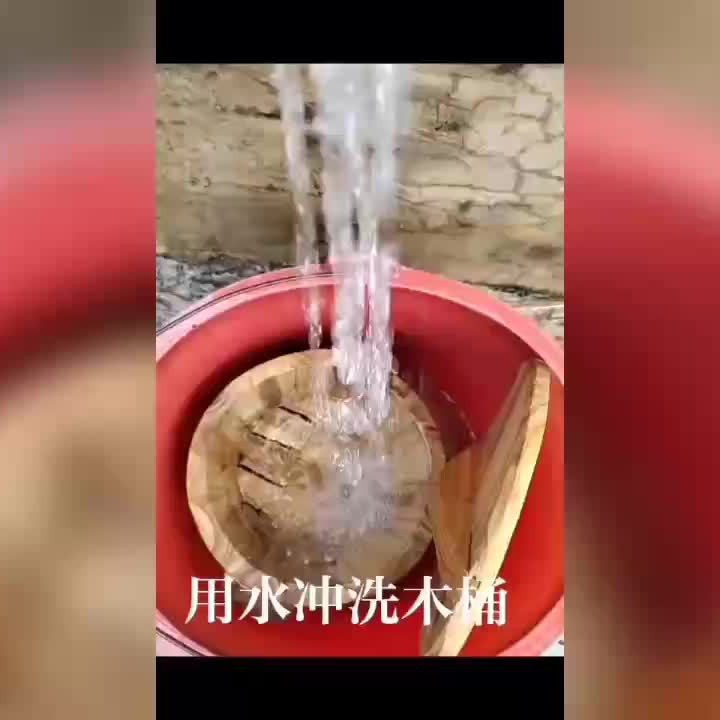 Steamer Wooden Barrel for Rice, Cedar Wood Steamer, Traditional Large and Small Steamer Wooden Barrels for Commercial and Home Use