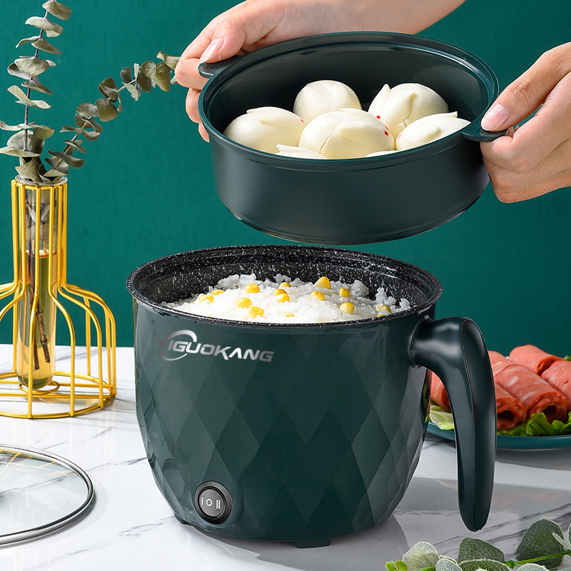Household Electric Cooking Pot Student Dormitory Noodle Cooking Pot Electric Hot Pot Dormitory Low Power Small Electric Pot Small Wok Electric Hot Pot