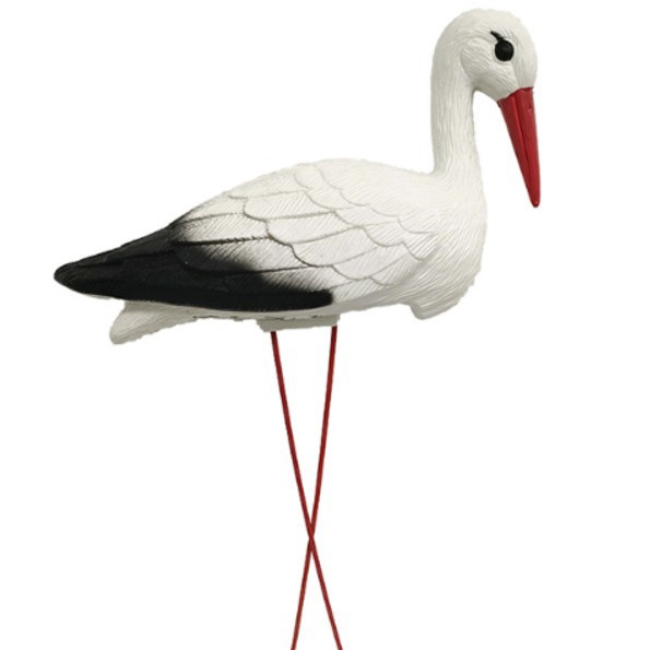 Popular Recommendation: Simulated Plastic Small White Crane Outdoor Iron Crane Crafts Ornaments Garden Pool Courtyard Landscape